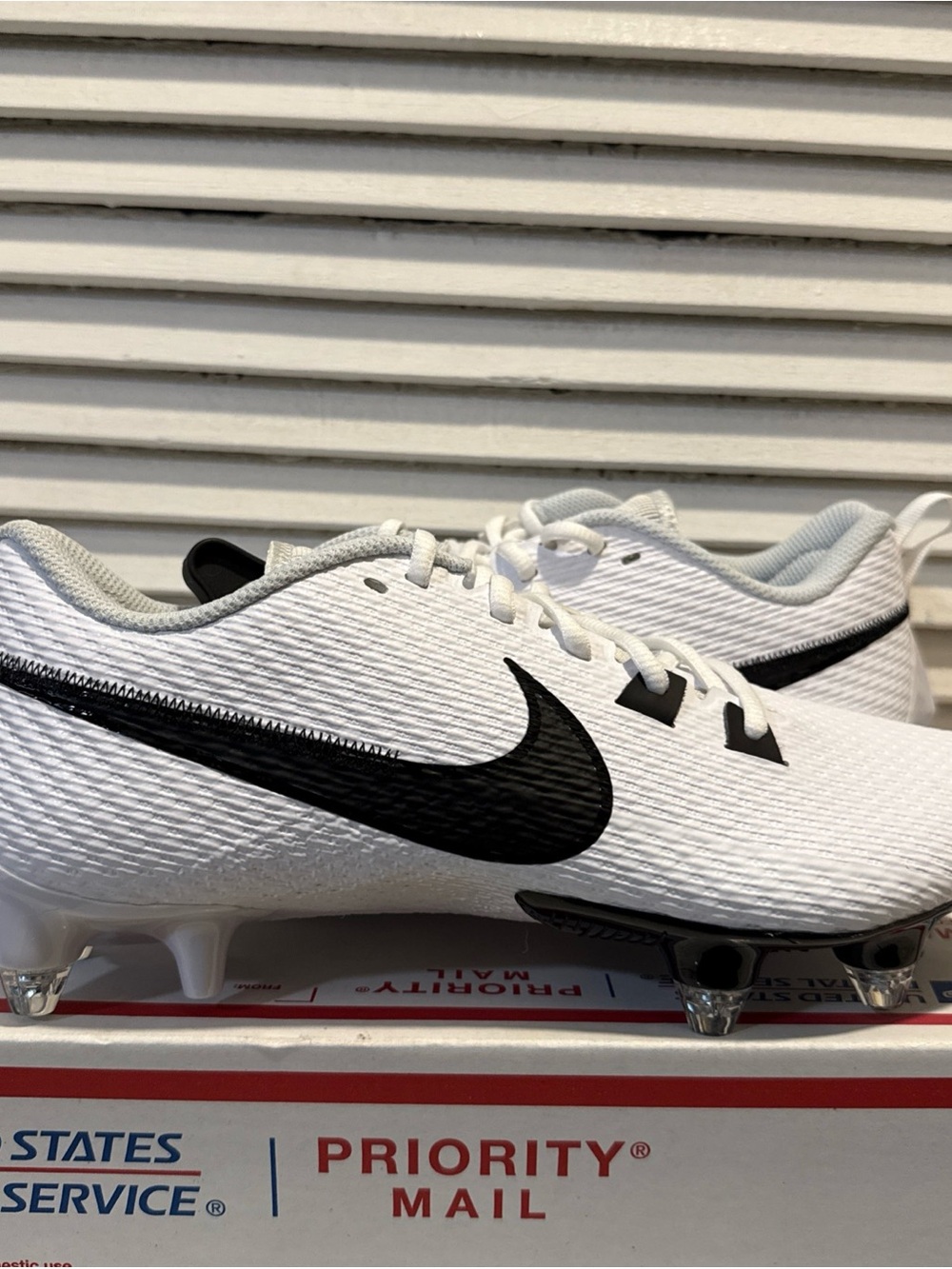 New Nike Vapor Edge Speed 360 2 Football Cleats White Men’s Size 10 W FJ7093-100
